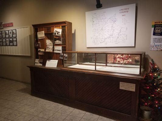 Original Drugstore counter, Hallston, MO