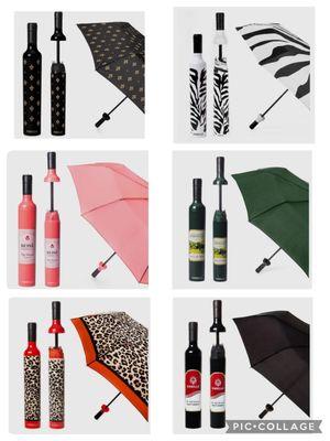 Cutest wine themed umbrellas