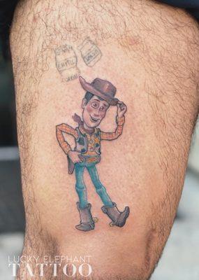 Cartoon tattoo