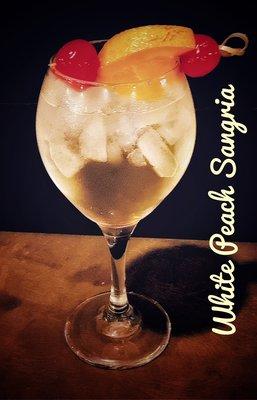 White peach sangria...yum