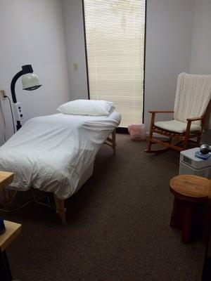 One of the treatment rooms