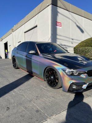 3M Satin Psychedelic Wrap