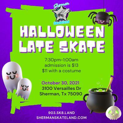 2021 Halloween skate