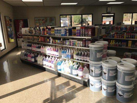 Professional grade auto detailing supplies