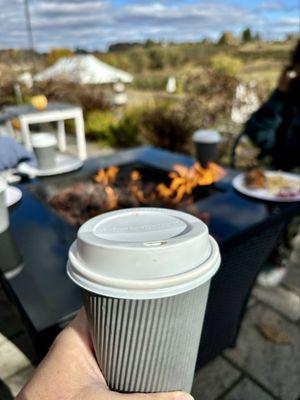 Hot Cider with Bourbon