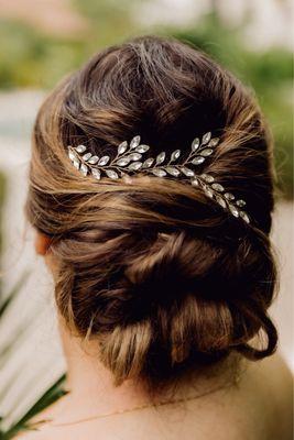 Bridal hair by Grace