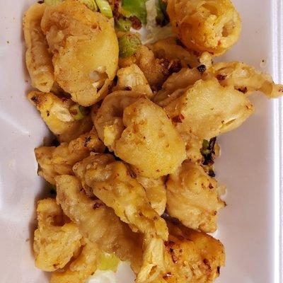 Deep fried calamari