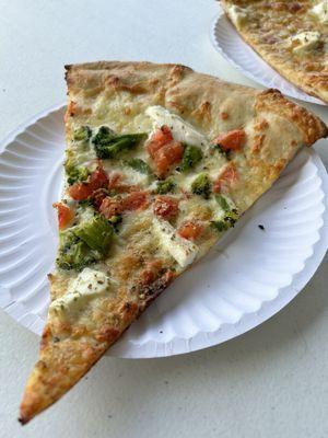 Broccoli Pacific Pizza Slice