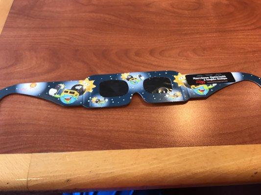 Solar eclipse glasses are being sold