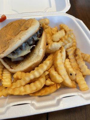 1/3 lb. Tex Mex Burger with French Fries