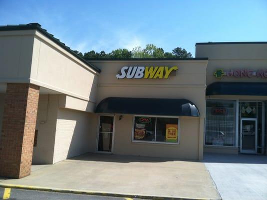 Storefront. It's hidden between Rite Aid and Hong Kong Chinese food.