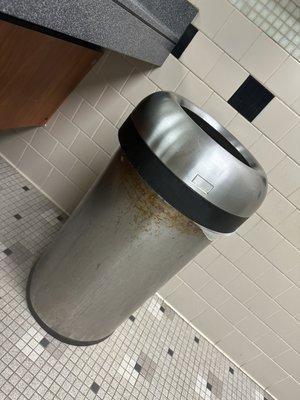 Bathroom trash can