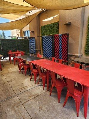 Patio seating