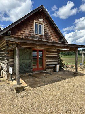 The tasting room...