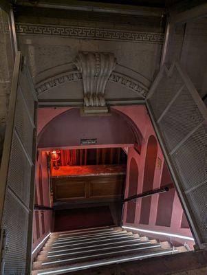 Entrance to the speakeasy bar