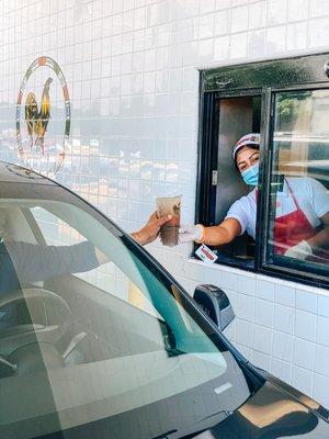 Currently offering Aguas Frescas through the drive-thru