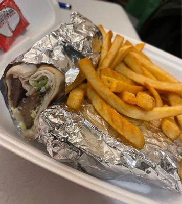 Gyro Wrap Combo Meal