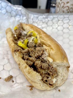 #5 Pepper Cheesesteak - Overall really tasty and one of, if not the most authentic Philly in the city!