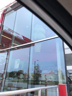 Icecream hanging from ceiling