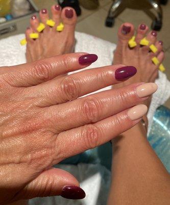 Nails and toes by Mindy