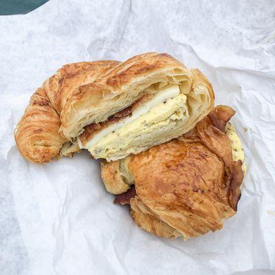 #6 Bacon, Egg, Cheese Croissant Breakfast Sandwich