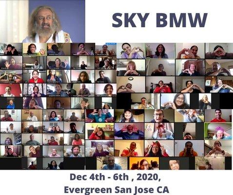 Happy faces of SKY Breath meditation participants. RSVP for a 75 min breath meditation workshop @ http://bit.ly/breathsavvy