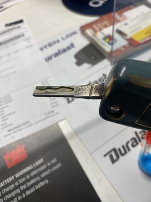 Broken key