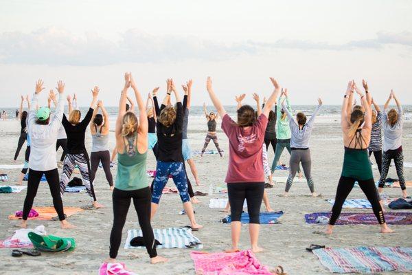 Full Moon Beach Yoga