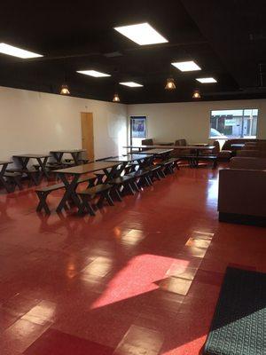 Newly remodeled dining room