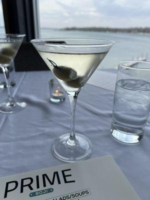 Martini and the best view in Okoboji