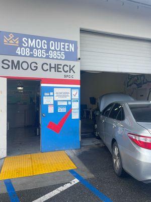 Smog Queen and my car