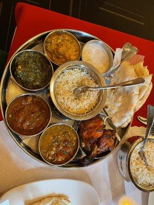 Non vegetarian thali