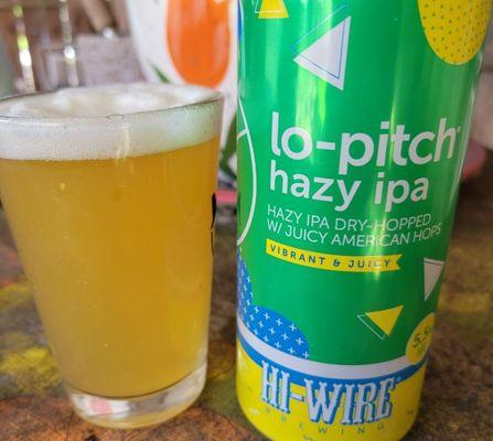 Really liked the Lo-Pitch Hazy IPA from Hi-Wire Brewing!