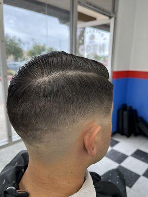 Medium skin haircut