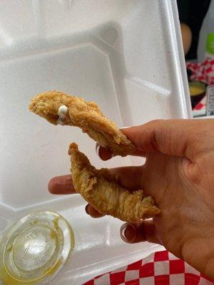 Tiny chicken fingers