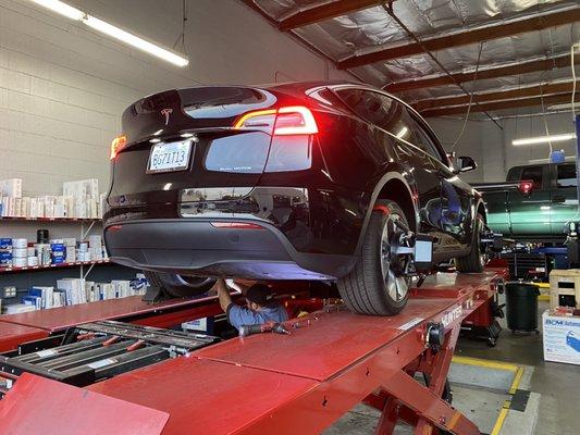 We do Alignment on a Tesla