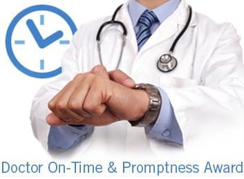 Vitals.com 2014 Doctor On-Time + Promptness Award