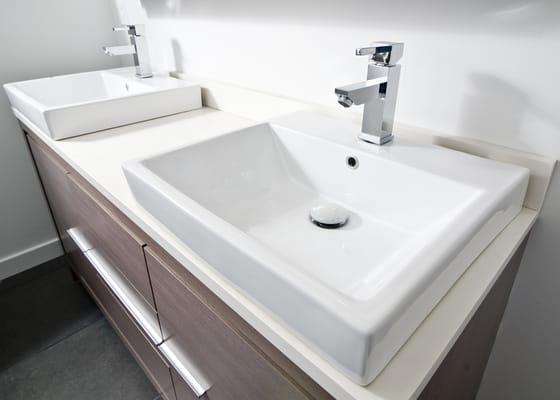 Bathroom in newly completed MMP home