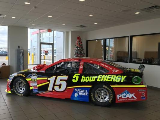 Come see one of Clint Bowyer's race cars!