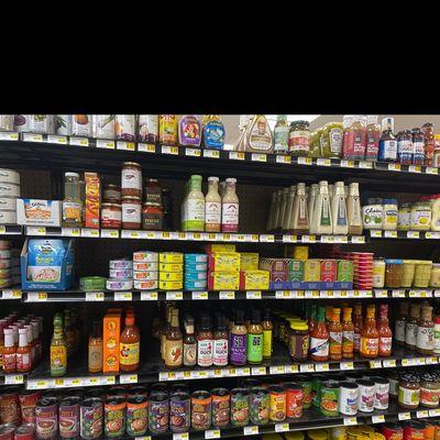 In the sauce aisle! So Many choices!