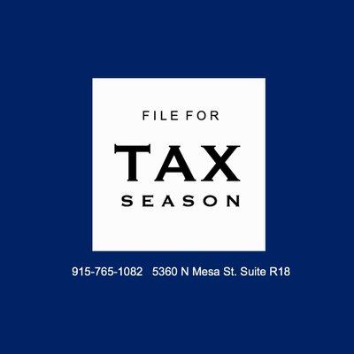 File your taxes on time with AM Bookkeeping in West El Paso.