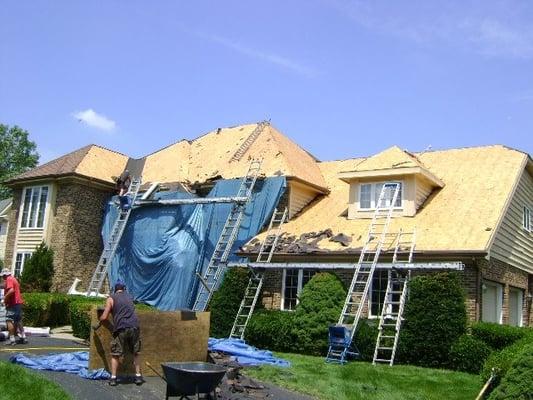 New roof going up!