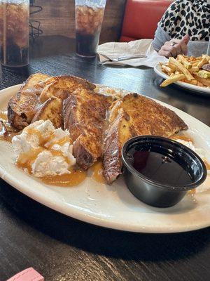 Cinnamon Carmel French Toast