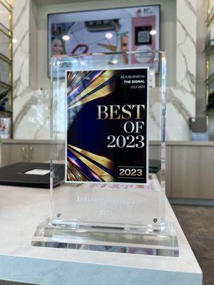 Voted Best Med Spa In Valencia for 2023!  Thanks for your support!