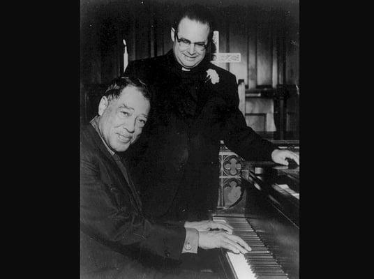 Duke Ellington and Pastor John Garcia Gensel, C. 1969.