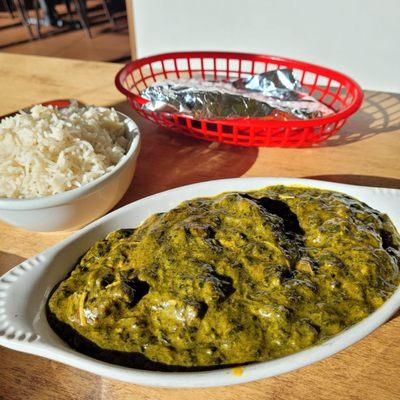 01.22.22 - Chicken Saag & Basmati Rice