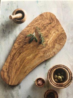 Bought this Olive wood cutting board as a present for my husband. It really is a work of art.