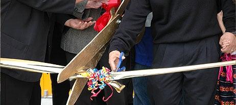 We do ribbon cuttings!