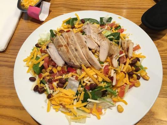 Grilled chicken salad. Fresh and flavorful