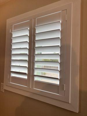 Bedroom shutters!